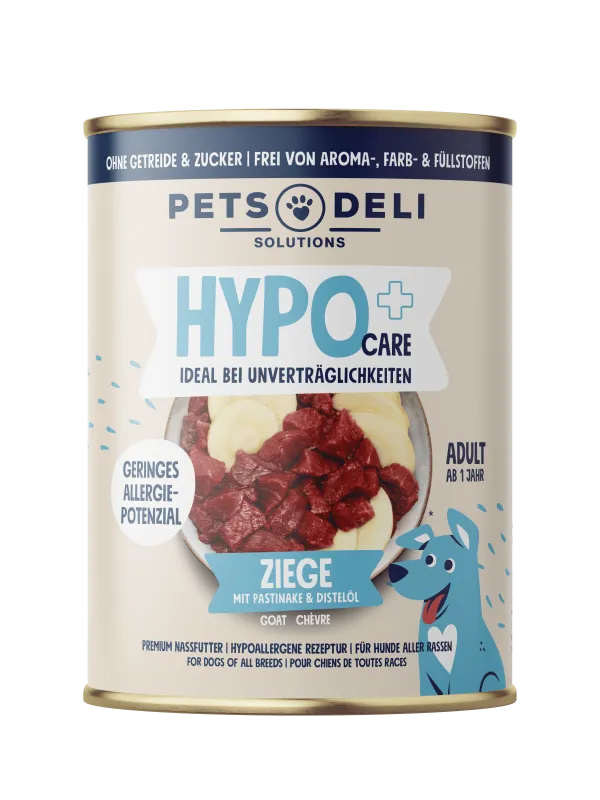 Pets Deli Hypo Ziege mit Pastinake & Distelöl 400g